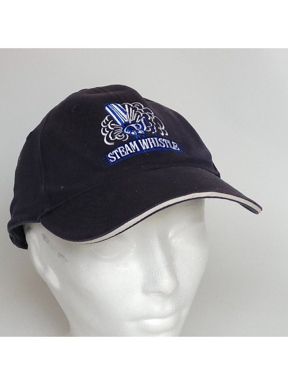 RETRO STEAM WHISTLE HAT BASEBALL CAP Embroidered